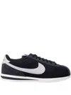 Nike Black Cortez Premium Sneakers In Black