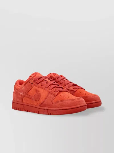 Nike Suede Low-top Sneakers Rubber Sole In Red