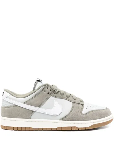 Nike Suede Panelled Sneakers In Gray