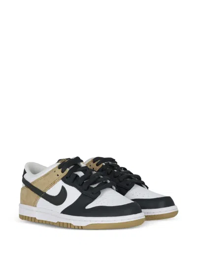 Nike Kids' Suede Panelled Sneakers In Multi