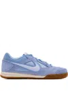 Nike Suede Panelled Sneakers In Purple