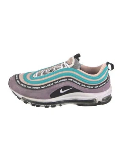 Pre-owned Nike Suede Patterned Athletic Sneakers