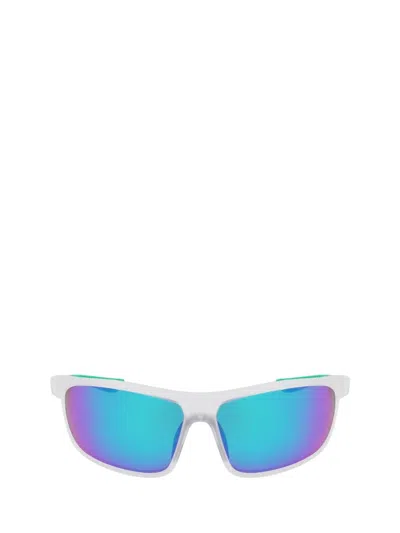 Nike Sunglasses In Matte Clear / Green Mirror