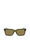Nike Crescent I 54mm Rectangular Sunglasses In Green