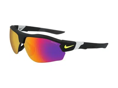 Pre-owned Nike Sunglasses  Show X3 E Dj2032 013 Black Brown Man In Red