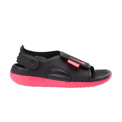 Pre-owned Nike Sunray Adjust 5 Gs 'racer Pink' | Black | Kid's Size 1