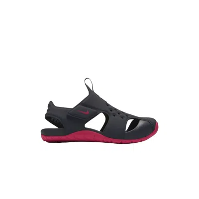 Pre-owned Nike Sunray Protect 2 Ps 'anthracite Rush Pink' | Black | Kid's Size 3