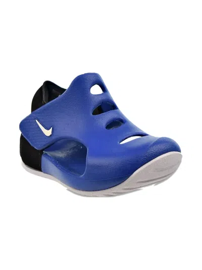 Nike Babies' Sunray Protect 3 "game Royal/black/white" Sandals In Blue