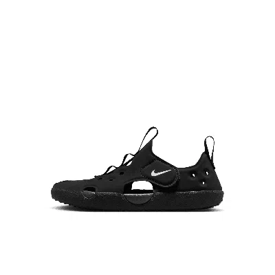 Nike Babies' Sunray Protect 4 Little Kids' Sandals In Black