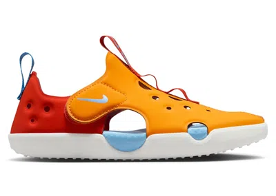 Pre-owned Nike Sunray Protect 4 Sneakers In Orange Peel/picante Red/university Blue