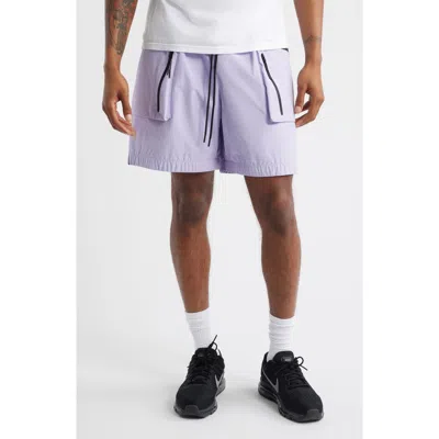 Nike Super Lightweight Waterproof Shorts In Purple