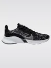 Nike Superrep Go 3 Flyknit In Black,metallic Silver-white