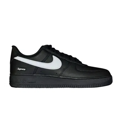 Pre-owned Nike Supreme X Air Force 1 Low 'box Logo - Black White' | Men's Size 9