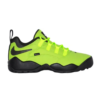 Pre-owned Nike Supreme X Darwin Low Sb 'volt' In Green