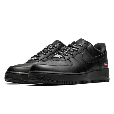 Pre-owned Nike Supreme X  Air Force 1 Black
