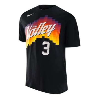 Nike Sw Fan Edition Phoenix Suns Paul No. 3 Cp3 Sports Training Short Sleeve Black