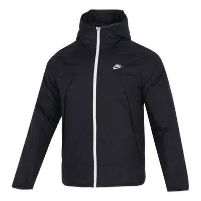 Nike Sw Therma-fit Legacy Waterproof Reversible Stay Warm Hooded Padded Jacket Black
