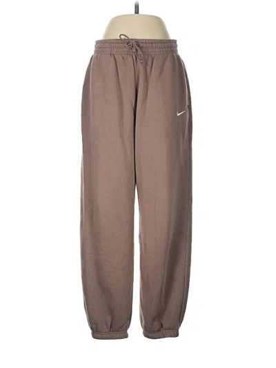 Pre-owned Nike Sweatpants In Brown