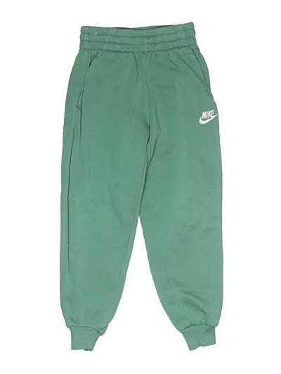 Pre-owned Nike Kids' Sweatpants In Green