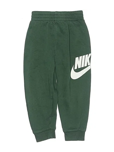 Pre-owned Nike Kids' Sweatpants In Green