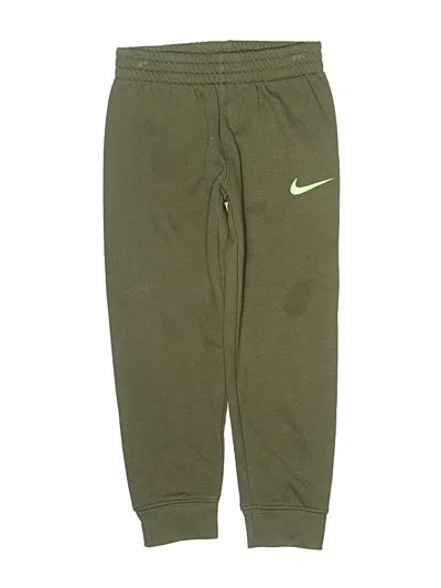 Pre-owned Nike Kids' Sweatpants In Green