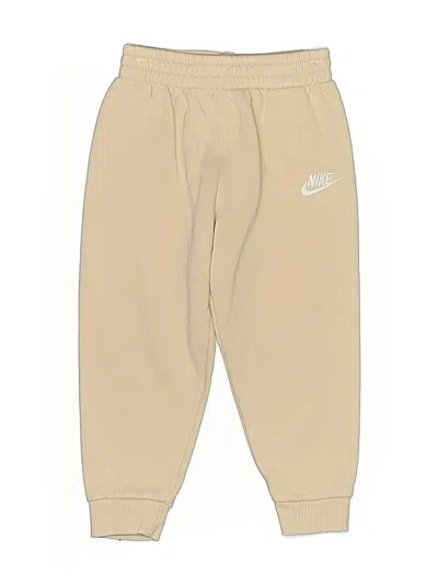 Pre-owned Nike Kids' Sweatpants In Tan