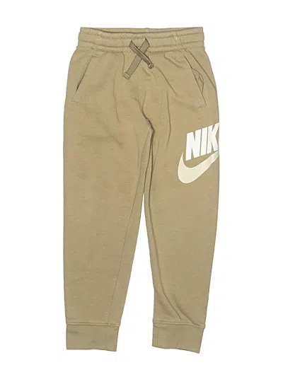 Pre-owned Nike Kids' Sweatpants In Tan