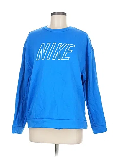 Pre-owned Nike Sweatshirt In Blue