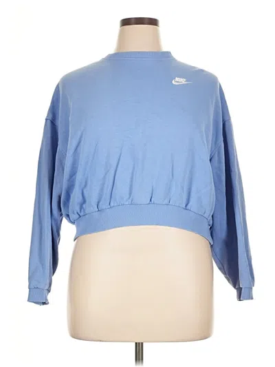 Pre-owned Nike Sweatshirt In Blue