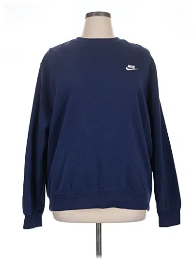Pre-owned Nike Sweatshirt In Blue