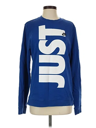 Pre-owned Nike Sweatshirt In Blue