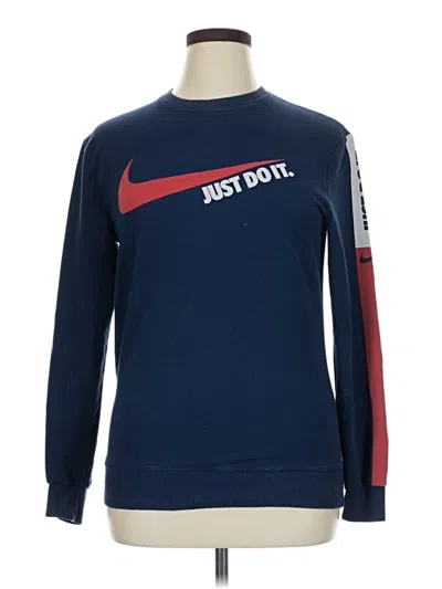 Pre-owned Nike Sweatshirt In Blue