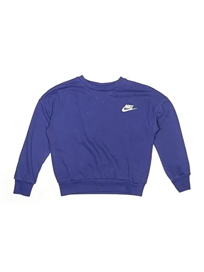 Pre-owned Nike Kids' Sweatshirt In Blue