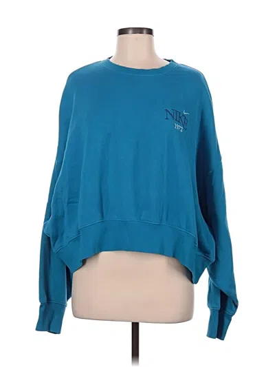 Pre-owned Nike Sweatshirt In Blue