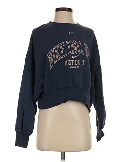 Pre-owned Nike Sweatshirt In Blue