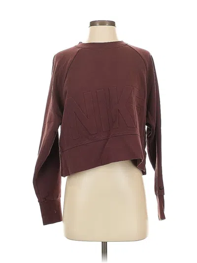 Pre-owned Nike Sweatshirt In Brown