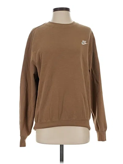 Pre-owned Nike Sweatshirt In Brown