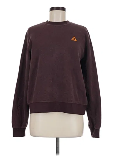 Pre-owned Nike Sweatshirt In Brown