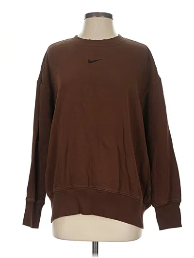 Pre-owned Nike Sweatshirt In Brown