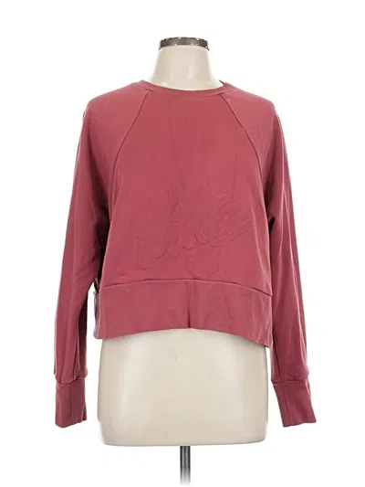 Pre-owned Nike Sweatshirt In Burgundy