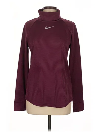 Pre-owned Nike Sweatshirt In Burgundy