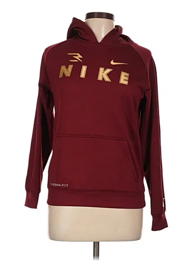 Pre-owned Nike Sweatshirt In Burgundy