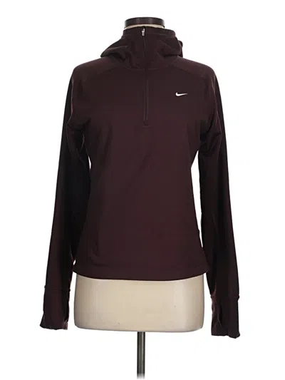 Pre-owned Nike Sweatshirt In Burgundy