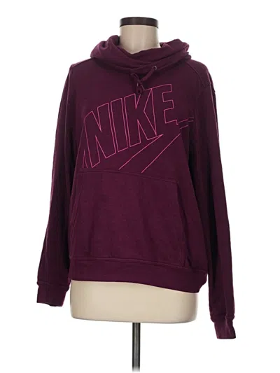 Pre-owned Nike Sweatshirt In Burgundy