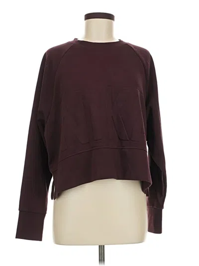Pre-owned Nike Sweatshirt In Burgundy