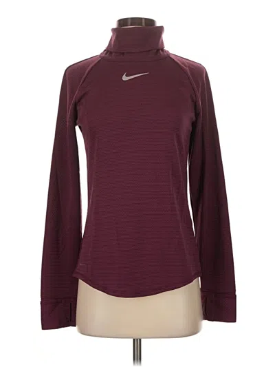 Pre-owned Nike Sweatshirt In Burgundy