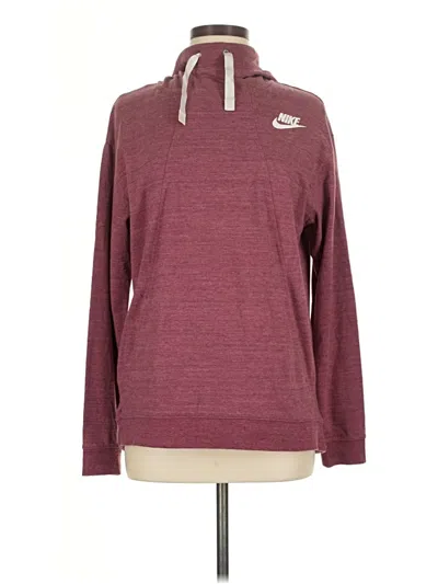 Pre-owned Nike Sweatshirt In Burgundy