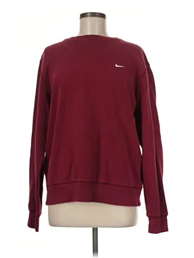 Pre-owned Nike Sweatshirt In Burgundy