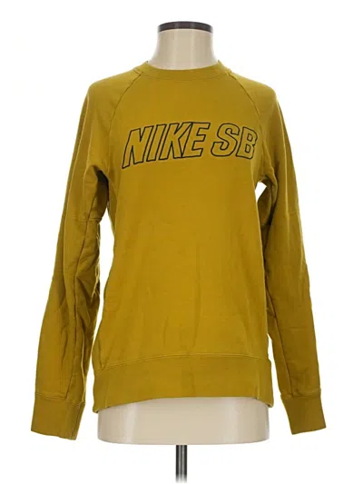 Pre-owned Nike Sweatshirt In Gold