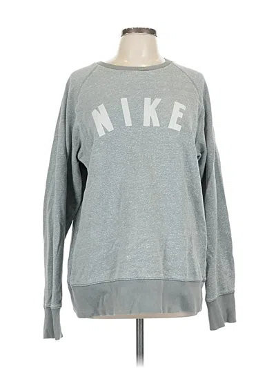 Pre-owned Nike Sweatshirt In Gray